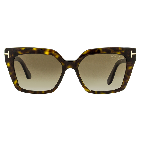 Tom Ford TF1030 Winona Polarized Sunglasses 52H Dark Havana 53mm FT1030 - Picture 2 of 3